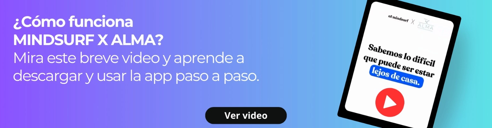 Como funciona Mindsurf x ALMA Banner